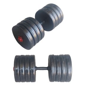 دمبل متغیر «بوش فلزی» solide steel ست 80 کیلویی (یک جفت 40 کیلویی)